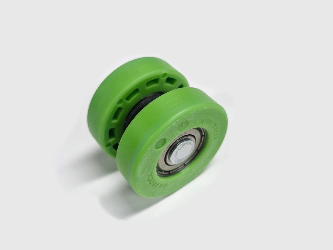 green 37mm truck side curtain roller or wheel