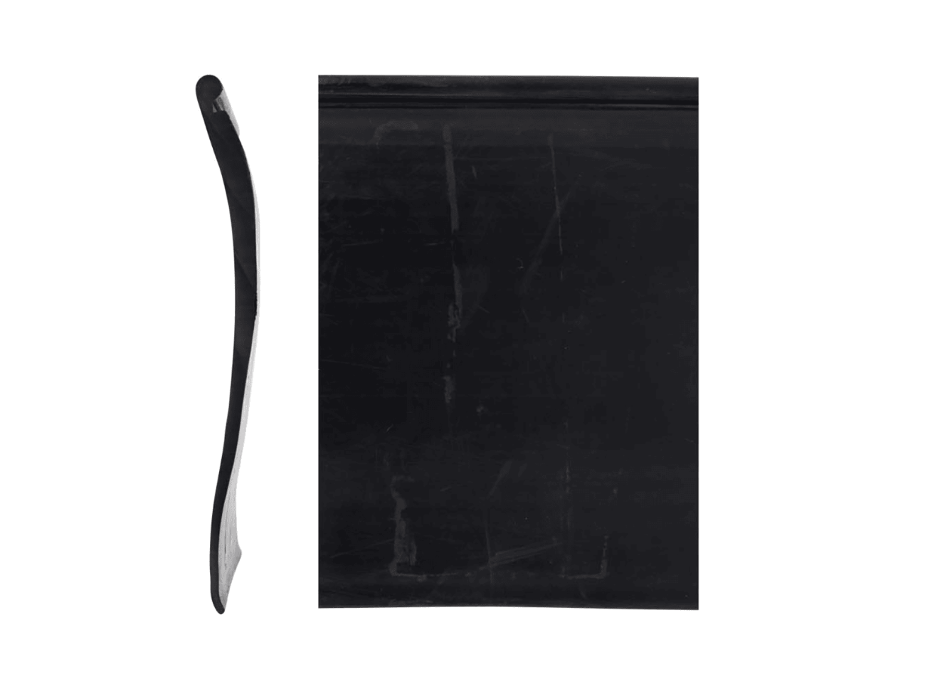 fruehauf black truck side curtain pelmet